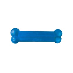 Brinquedo Osso Plaque Ataque Azul Para Cães - 1 Unidade