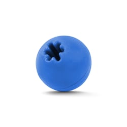 Brinquedo Para Adestramento Furacão Pet Bola De Borracha Azul - 1 Unidade - Tamanho 6