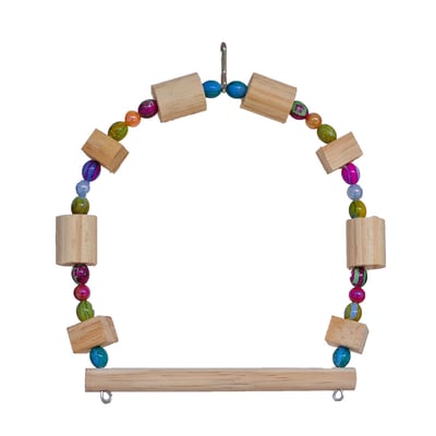Brinquedo Para Aves Arco Color Real - 1 Unidade
