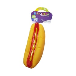 Brinquedo Para Cães De Vinil The Pets Hot Dog Grande - 1 Unidade