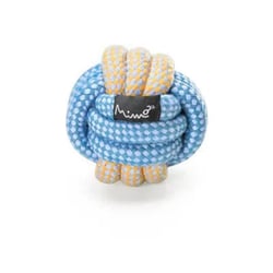 Brinquedo Para Cães Mimo Bolinha De Corda Azul M - 1 Unidade