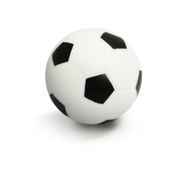 Brinquedo Para Cães The Pets Vinil Bola Futebol Médio - 1 Unidade