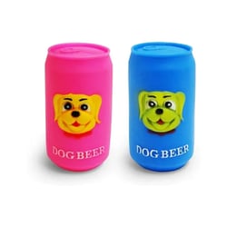 Brinquedo Para Cães The Pets Vinil Dog Beer Latinha Colors - 1 Unidade