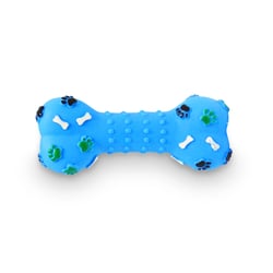 Brinquedo Para Cães The Pets Vinil Halteres Patinhas Médio - 1 Unidade