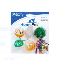 Brinquedo Para Gatos Kit Gatinho Feliz Homepet - 6 Unidades