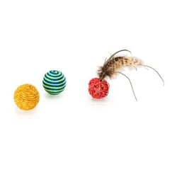 Brinquedo Para Gatos Mimo - 3 Bolinhas