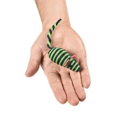 Brinquedo Para Gatos Mimo Ratinho Corda Verde - 1 Unidade