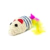 Brinquedo Para Gatos The Pets Ratinho Sisal Com Penas - 1 Unidade
