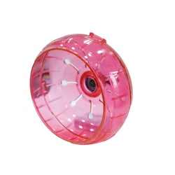 Brinquedo Para Hamster Rodinha Acrílica Vermelha Jel Plast - 1 Unidade
