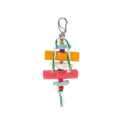 Brinquedo Para Pássaros Bica Pedra Tico Kakatoo P - Cores Sortidas - Tamanho P