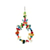 Brinquedo Para Pássaros Happy Bird Argola De Madeira - Cores Sortidas - 1 Unidade