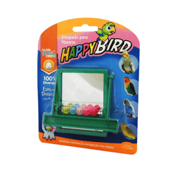 Brinquedo Para Pássaros The Pets Espelho Divertido - 1 Unidade