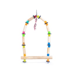Brinquedo Passaritos Toys Balanço Arco Para Pássaros