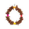 Brinquedo Passaritos Toys Balanço Argola Natural - Cores Sortidas