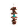 Brinquedo Passaritos Toys Cordão Natural Para Pássaros - Cores Sortidas - Tamanho M