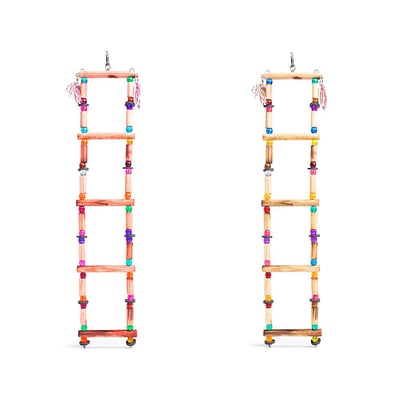 Brinquedo Passaritos Toys Escada Para Pássaros Pequenos - Cores Sortidas