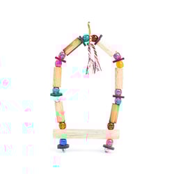 Brinquedo Passaritos Toys Para Pássaros Balanço Trapézio - Tamanho P
