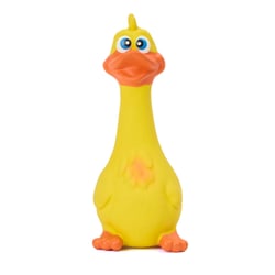Brinquedo Pato Látex Flicks Amarelo Único
