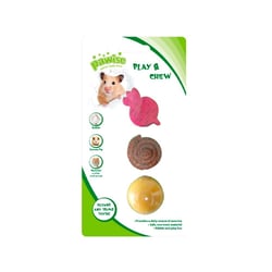 Brinquedo Pawise Woodloofah N2 Para Roedores