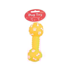 Brinquedo Pawspals Dog Toy Osso Haltere Vinil Para Cães - Cores Sortidas - 1 Unidade