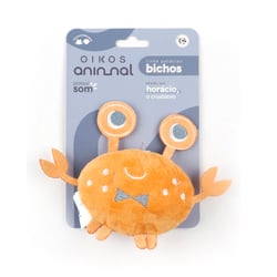 Brinquedo Pelúcia Caranguejo Oikos Para Cães E Gatos - 1 Unidade