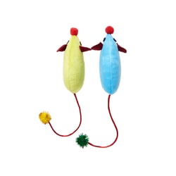 Brinquedo Pelúcia Catnip Homepet Para Gatos - Kit Ratinhos - 1 Unidade