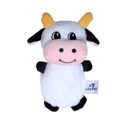 Brinquedo Pelúcia Vaquinha Homepet Para Cachorros - 1 Unidade