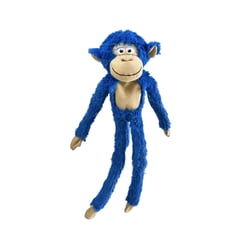 Brinquedo Pelúcia Macaco Azul Para Cães Chalesco - 1 Unidade