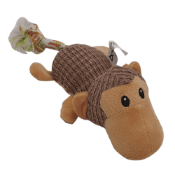 Brinquedo Pelúcia Savana Macaco Claro - 1 Unidade