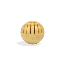 Brinquedo Petz Bolinha Dedos Amarelo Para Cães - 1 Unidade