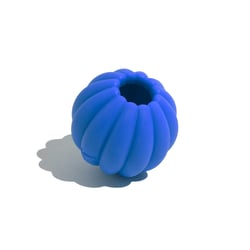 Brinquedo Petz Tangerina Azul Para Cães