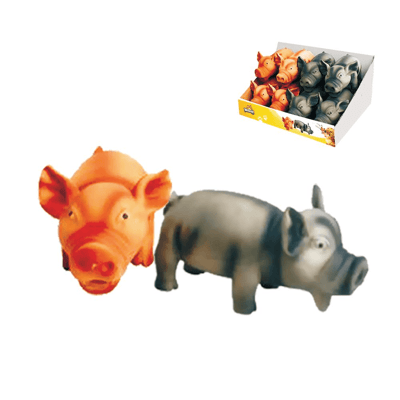 Brinquedo Porco Em Látex Chalesco Para Cães - Cores Sortidas - 1 Unidade