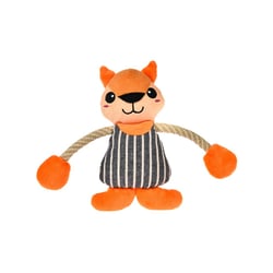 Brinquedo Raposa Com Corda Chalesco Para Cães E Gatos - 1 Unidade