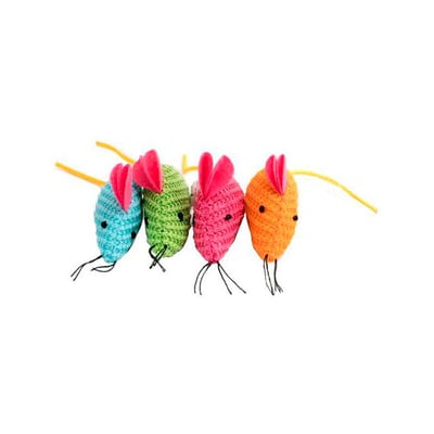 Brinquedo Ratinho Caddice Pawise Para Gatos - Cores Sortidas