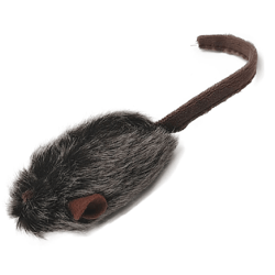 Brinquedo Rato Savana Com Catnip E Apito Para Gatos - 1 Unidade