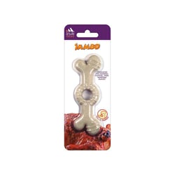 Brinquedo Sabor Frango Jambo Osso Tpr Anelado Para Cães - 1 Unidade