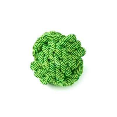 Brinquedo Spike Bola Corda Verde Para Cães