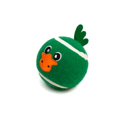 Brinquedo Spike Bola De Tênis Pato Para Cachorros