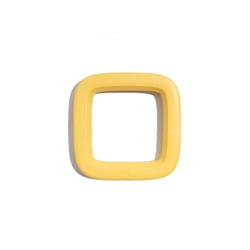 Brinquedo Squircle Petz Amarelo Para Cães - Tamanho G