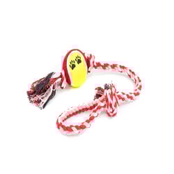 Brinquedo The Pets Corda Com Bola De Tênis Para Cães - 1 Unidade