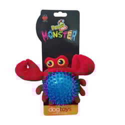 Brinquedo The Pets Plush Caranguejo Para Cães - 11Cm 1 Unidade