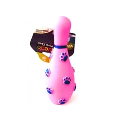 Brinquedo The Pets Vinil Pino De Boliche Para Cães - 1 Unidade