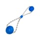 Brinquedo Truqys Duo Ball Pet Azul - 1 Unidade - Tamanho P - Tamanho P