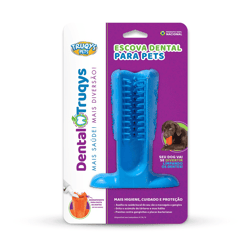 Brinquedo Truqys Escova Dental Para Cães Azul - Tamanho M
