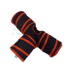 Brinquedo Túnel De Nylon Em T Vermelho Para Gatos Petlon