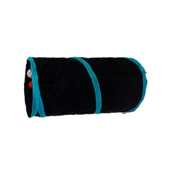 Brinquedo Túnel Dobrável Com Bolinha Petlon Para Gatos - Preto