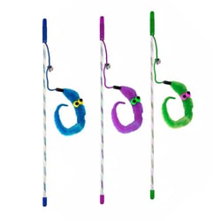 Brinquedo Vara Com Guizo Colorido Para Gatos Napi - 1 Unidade