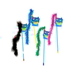 Brinquedo Varinha Marabu Plumas Para Gatos - Cores Sortidas