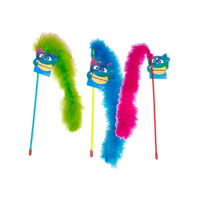 Brinquedo Varinha Marabu Show Para Gatos - Cores Sortidas