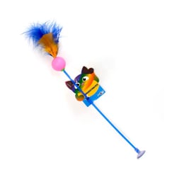 Brinquedo Varinha Mega Ket - Plumas E Penas Para Gatos